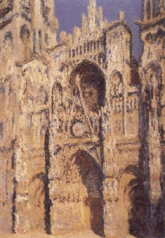 Claude Monet Rouen Cathedral,portrait of Sint-Romain-s Tower France oil painting art
